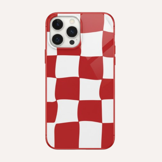 Coque Red Checker