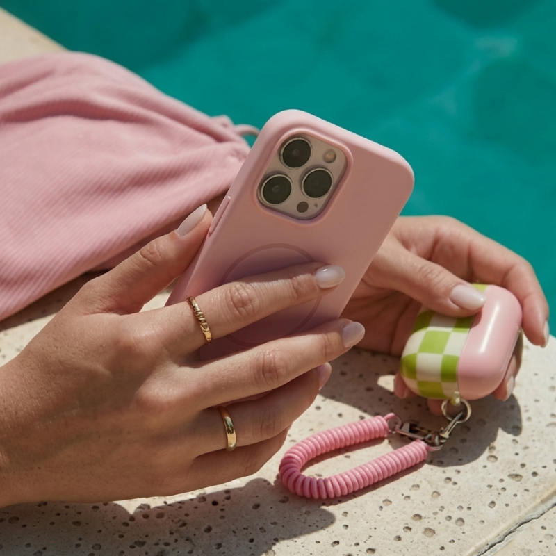 Coque Rose MagSafe