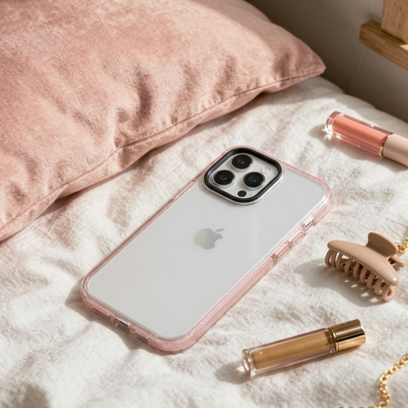Coque Crystal Pink Frame