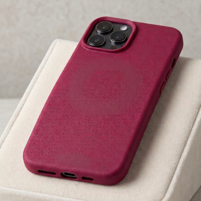 Coque Velvet Bordeaux
